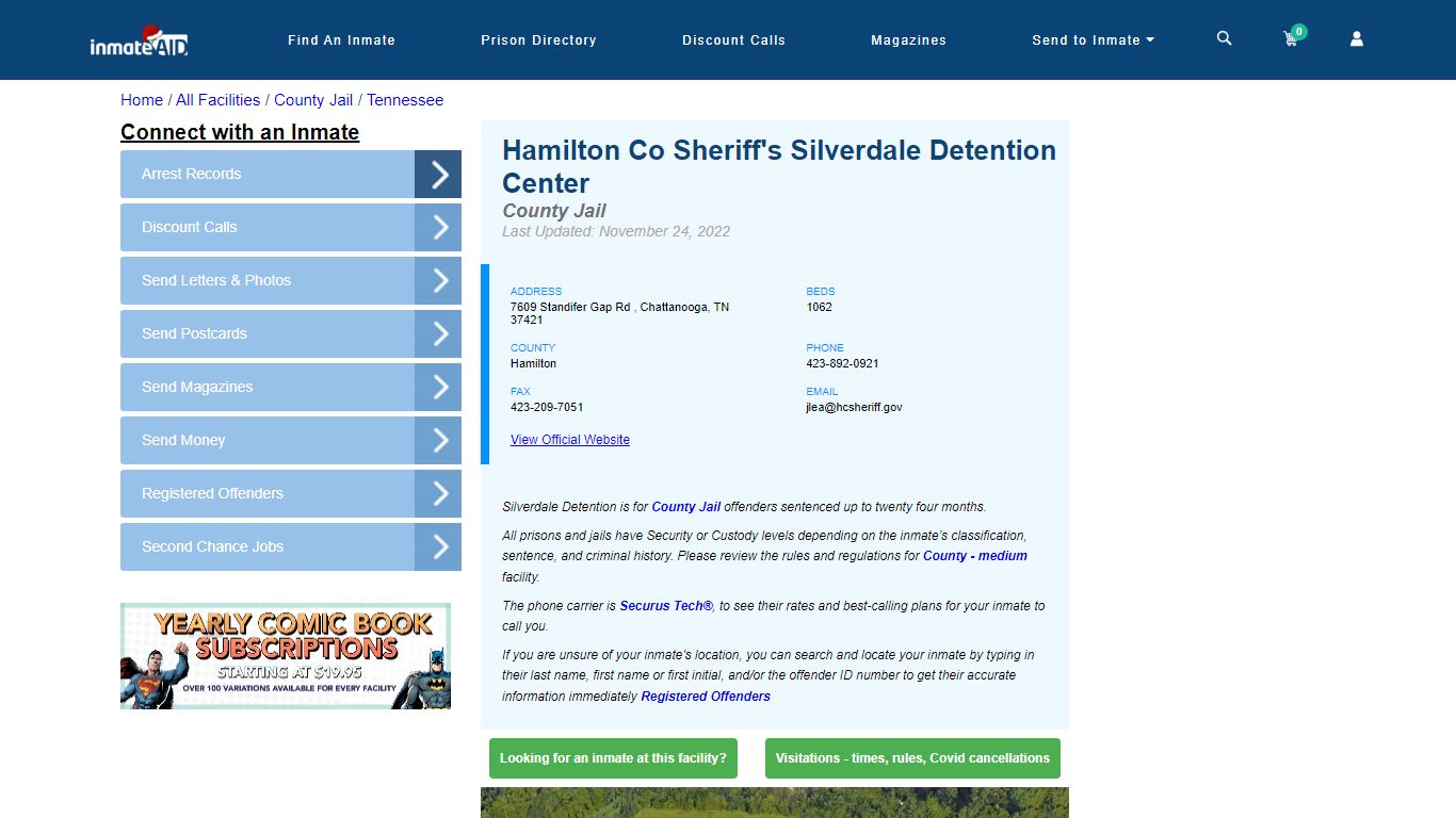 Hamilton Co Sheriff's Silverdale Detention Center